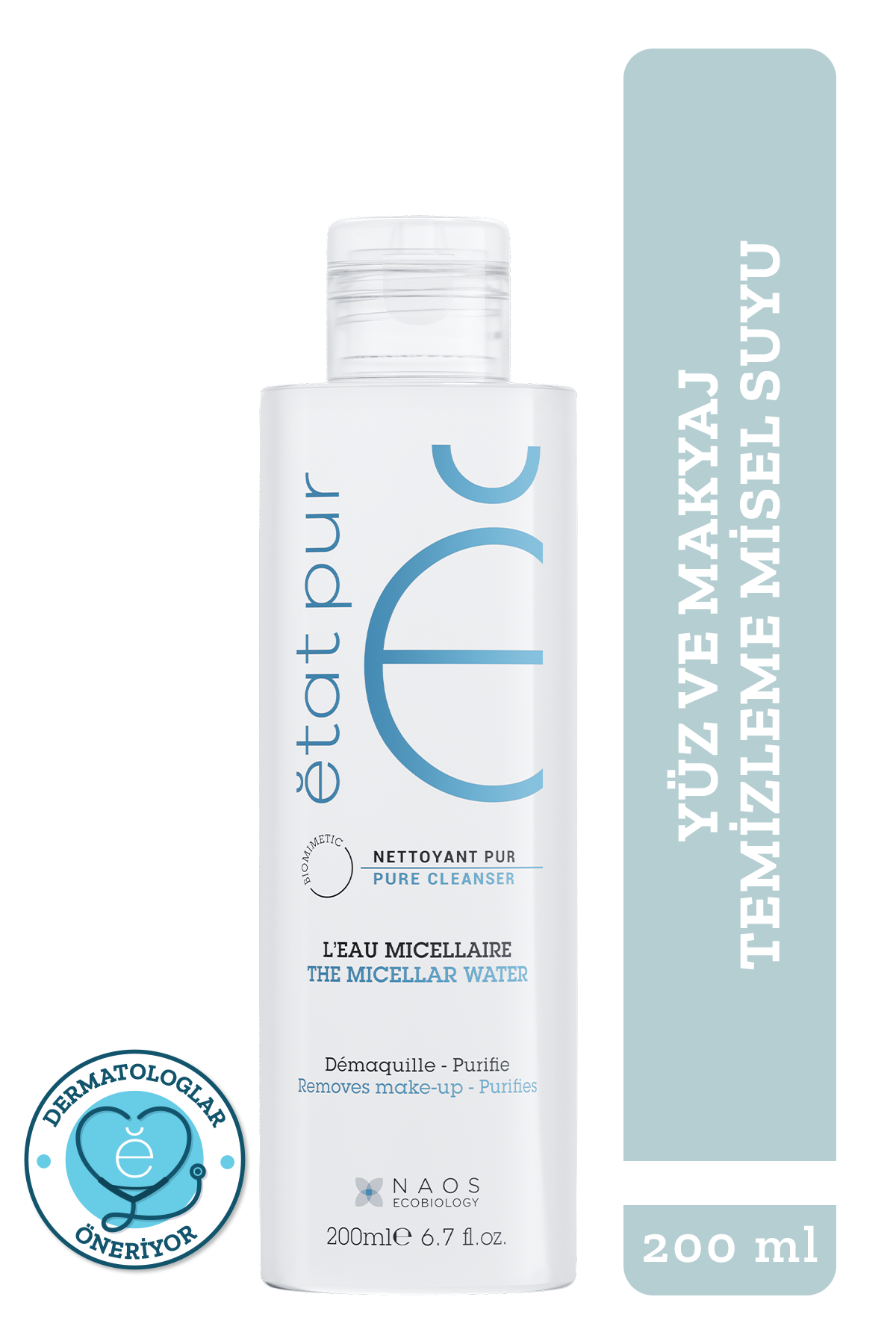 Etat Pur Micellar Water Arındırıcı Yüz & Göz Makyaj Temizleme Suyu