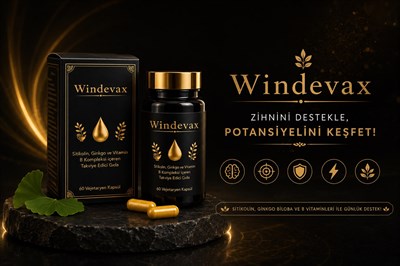 Windevax - Sitikolin ,Ginkgo ve Vitamin B Kompleksi İçeren Takviye Edici Gıda