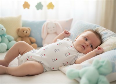 Beyaz Kısa kol Dad Mom baskılı Bebek Zıbın Bisiklet Yaka Unisex Body %100 Pamuk