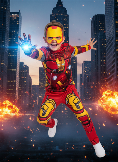 Demir Adam Ironman Çocuk Kostüm