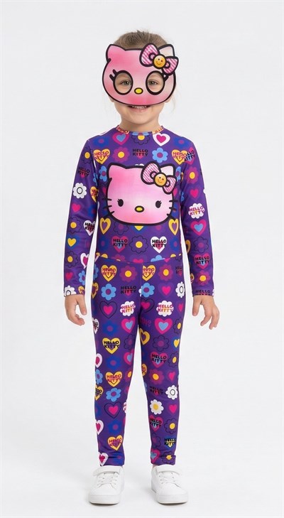 Hello Kitty  Maskeli Doğum Günü Parti özel gün Kostümü