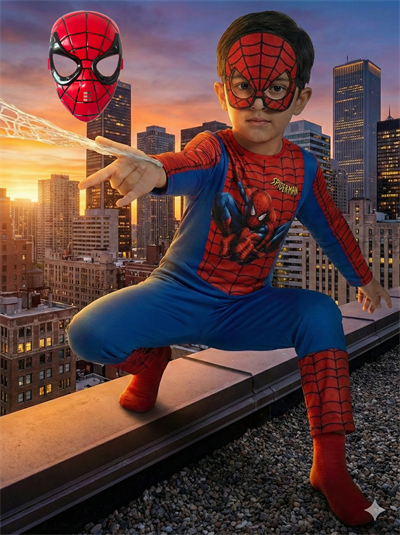 Kostümü Yeni Örümcek Adam Kostüm 2 Maskeli