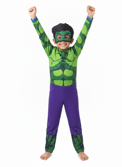 Maskeli Hulk Çocuk Kostümü