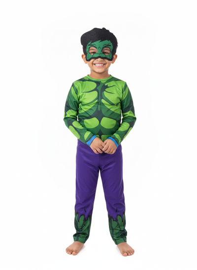 Maskeli Hulk Çocuk Kostümü