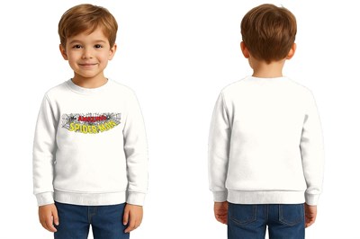 Spiderman baskılı örümcek adam pamuklu kumaş çocuk sweatshirt