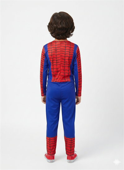 Spiderman kostümü kaslı çocuk Örümcek adam Kaslı kostümü maskeli parti kıyafeti