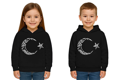 Unisex Ay Yıldızlı 19 Mayıs 29 Ekim 23 Nisan 10 Kasım Atatürk Çocuk Kapüşonlu Sweatshirt