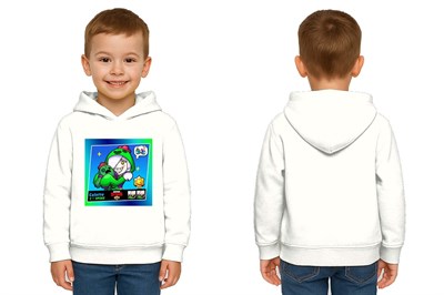 Unisex  Baskılı brawl stars Çocuk Swaetshirt Kapüşonlu 3 İplik Şardonlu