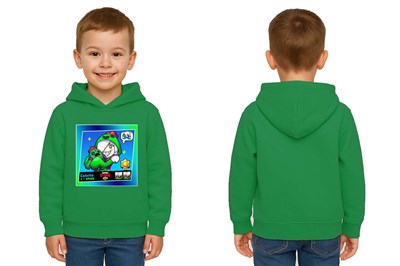 Unisex  Baskılı brawl stars Çocuk Swaetshirt Kapüşonlu 3 İplik Şardonlu