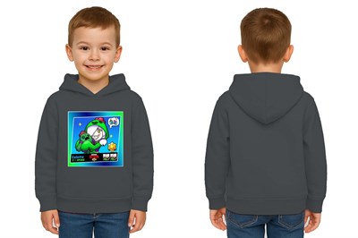 Unisex  Baskılı brawl stars Çocuk Swaetshirt Kapüşonlu 3 İplik Şardonlu