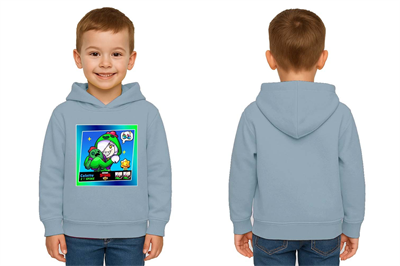 Unisex  Baskılı brawl stars Çocuk Swaetshirt Kapüşonlu 3 İplik Şardonlu
