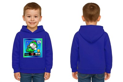 Unisex  Baskılı brawl stars Çocuk Swaetshirt Kapüşonlu 3 İplik Şardonlu