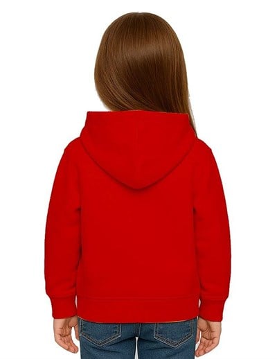 Unisex Baskılı Çocuk Swaetshirt Kapüşonlu 3 İplik Şardonlu Labubu