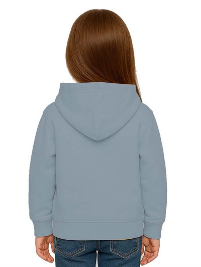 Unisex Baskılı Çocuk Swaetshirt Kapüşonlu 3 İplik Şardonlu Labubu