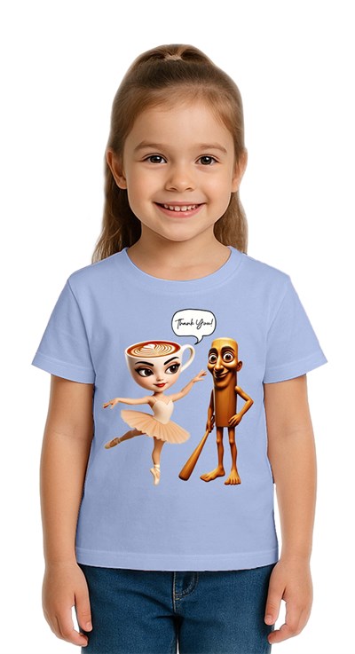Unisex Brainot Baskılı Çocuk Tişört pamuklu penye kumaş