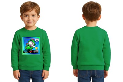 Unisex Brawl Stars Baskılı Çocuk Swaetshirt 3 İplik Şardonlu