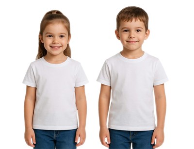 Unisex düz renkli Çocuk Tişört pamuklu penye kumaş