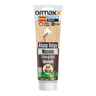 Aguaplast - Açık Meşe Fiberglass Katkılı Ahşap Dolgu Tamir Macunu 125 ml