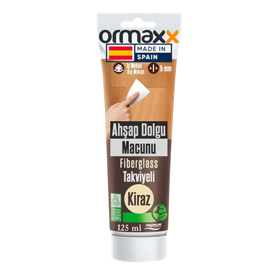 Aguaplast - Kiraz Fiberglass Katkılı Ahşap Dolgu Tamir Macunu 125 ml