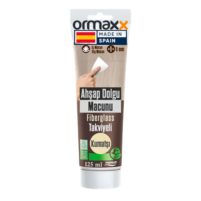 Aguaplast - Kumtaşı Fiberglass Katkılı Ahşap Dolgu Tamir Macunu 125 ml