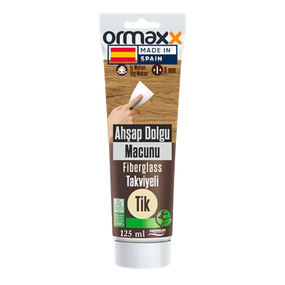 Aguaplast - Tik Fiberglass Katkılı Ahşap Dolgu Tamir Macunu 125 ml