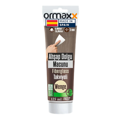 Aguaplast - Wenge Fiberglass Katkılı Ahşap Dolgu Tamir Macunu 125 ml