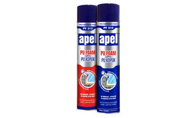 Apel PF210 Tam Dolum Poliüretan Montaj ve Dolgu Köpük 850 gr