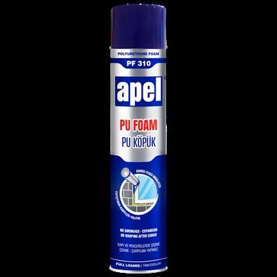 Apel PF310 Tam Dolum Poliüretan Dolgu ve Montaj Köpük 750 ml/850 gr