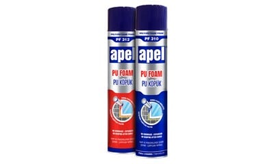 Apel PF321 Standart Poliürethan Dolgu ve Montaj Köpük 600 gr