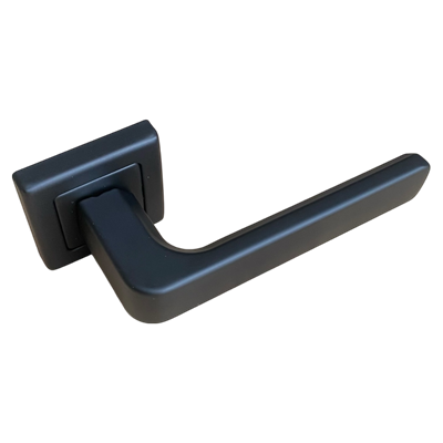 Erkul 470 Rozetli Oda Kapı Kolu Mat Siyah