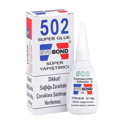 EvoBond 502 Süper Japon Yapıştırıcı 20 gr