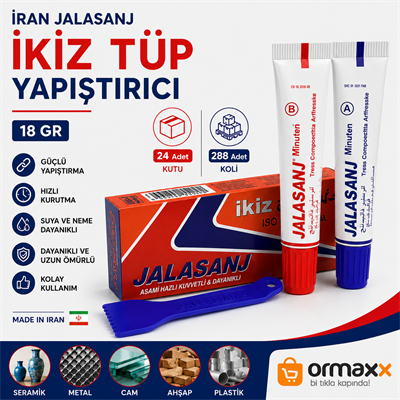 İran Jalasanj İkiz Tüp Yapıştırıcı 18 Gr