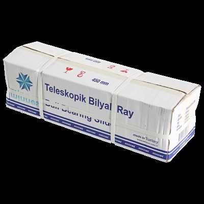 Minnes Teleskopik Çekmece Rayı 43*350 mm 15li Koli