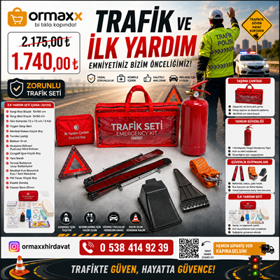 Oto Trafik ve İlk Yardım Seti