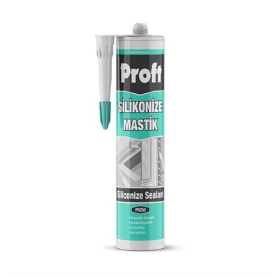 Proft Silikonize Mastik Beyaz 450 gr - 24'lü Koli