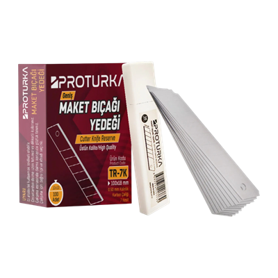 Proturka Maket Bıçağı Yedeği 18 mm 0,5 mm TR-7K