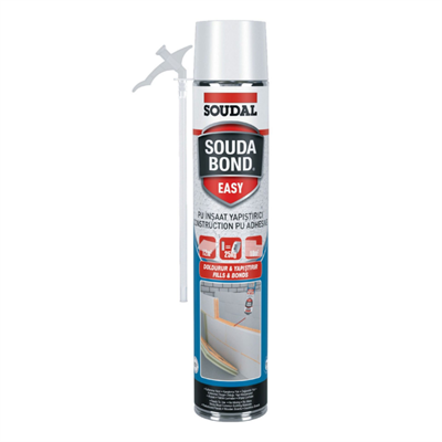 Soudal Easy Mantolama Yapıştırıcı Köpük - Pipetli 750 ml - 12'li Koli