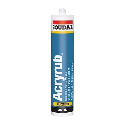 Soudal Silikonize Mastik Beyaz 500 Gr
