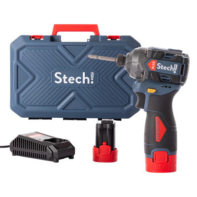Stechend SX18 Darbeli Akülü Vidalama 16V 2.0 Ah | Armut Tipi Çift Akülü Matkap