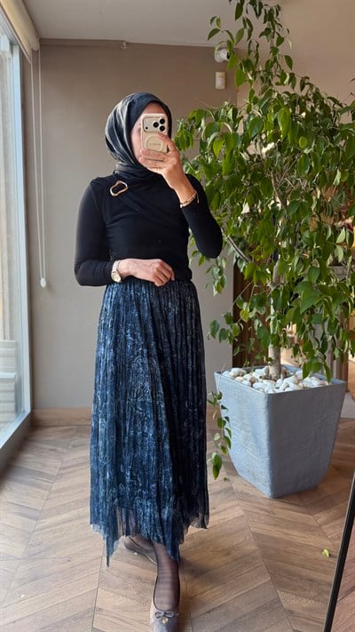Sandy Toka Detaylı Body | Siyah
