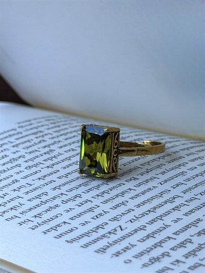 Lami Yüzük ( Yeşil Zirkon )