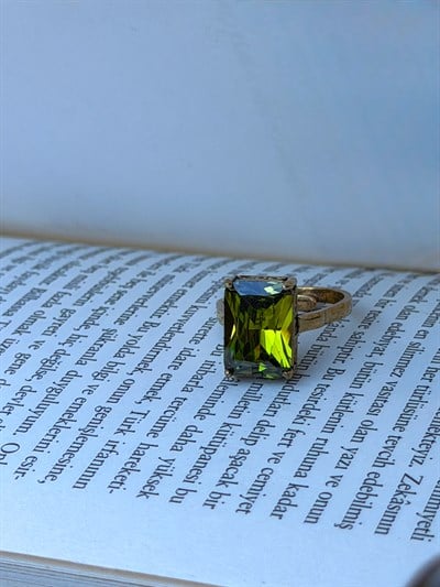 Lami Yüzük ( Yeşil Zirkon )