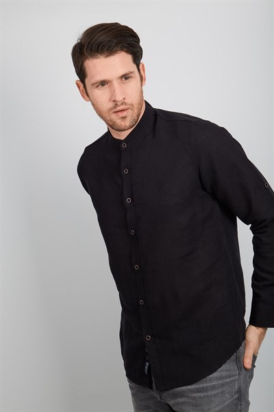 0002248 Vip Stendo Erkek Gömlek Siyah