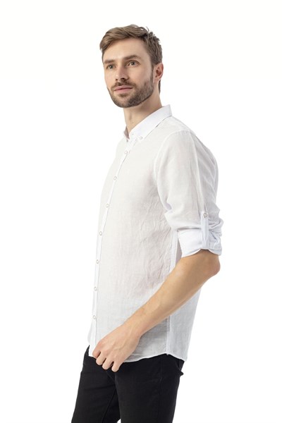 0002253 Vip Stendo Erkek Gömlek Beyaz