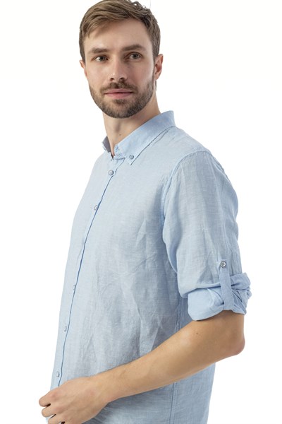 0002253 Vip Stendo Erkek Gömlek Mavi