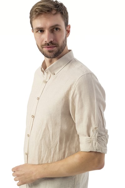 0002261 Vip Stendo Erkek Gömlek Bej