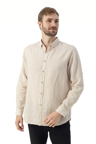 0002261 Vip Stendo Erkek Gömlek Bej