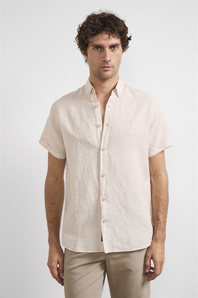 0002265 Vip Stendo Erkek Gömlek Bej