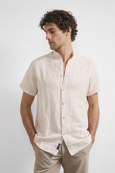 0002275 Vip Stendo Erkek Gömlek Bej