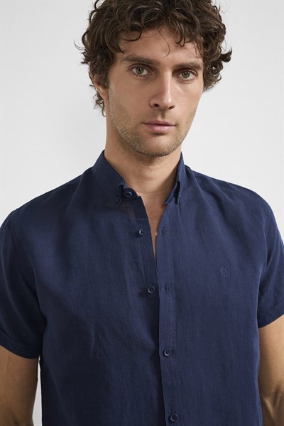 0002300 Vip Stendo Erkek Gömlek Lacivert